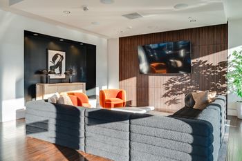 Lounges with indoor and outdoor gathering spaces—perfect for entertaining, watching a movie or getting a breath of fresh air